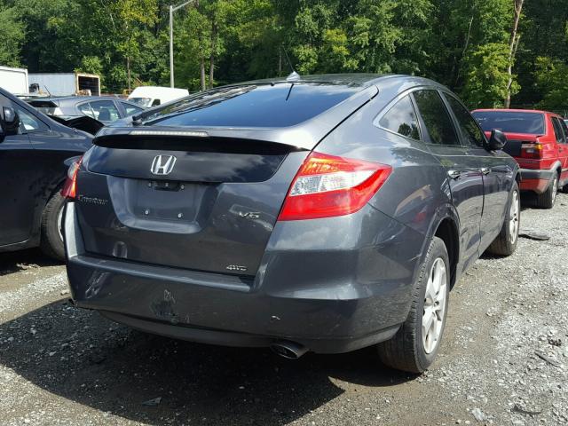 5J6TF2H53CL007125 - 2012 HONDA CROSSTOUR GRAY photo 4