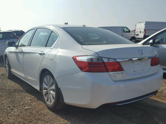 1HGCR2F88DA151908 - 2013 HONDA ACCORD EXL WHITE photo 3