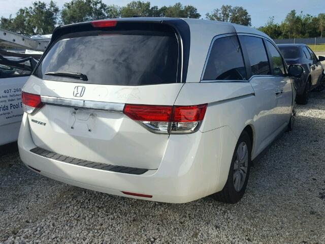 5FNRL5H61FB131095 - 2015 HONDA ODYSSEY EX WHITE photo 4