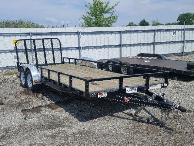3CVUL2021K2582428 - 2019 UTILITY TRAILER BLACK photo 1