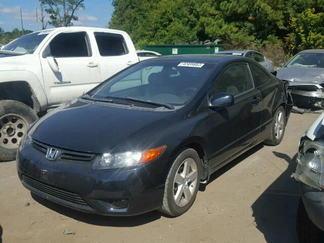 2HGFG11838H579624 - 2008 HONDA CIVIC BLACK photo 2