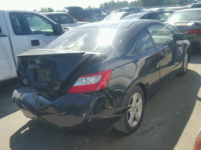 2HGFG11838H579624 - 2008 HONDA CIVIC BLACK photo 4