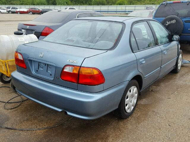 2HGEJ6616YH506852 - 2000 HONDA CIVIC BASE Mavi foto 4