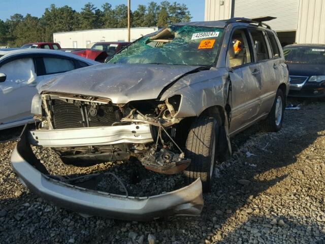 JTEEP21A460144241 - 2006 TOYOTA HIGHLANDER SILVER photo 2