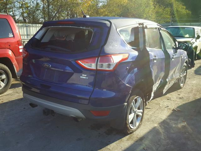 1FMCU9GX0EUB75465 - 2014 FORD ESCAPE SE BLUE photo 4