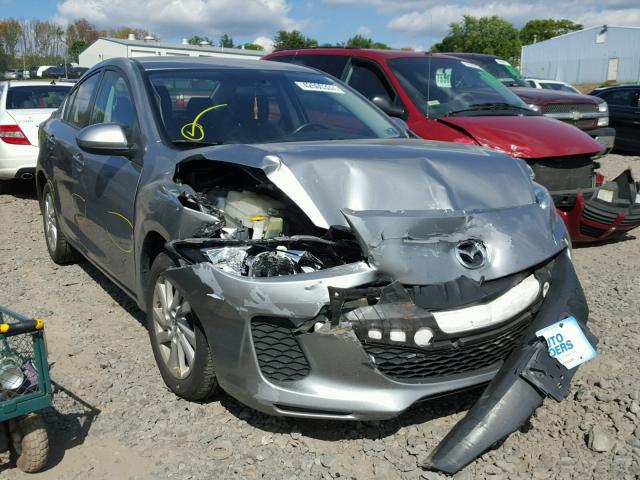 JM1BL1V83C1644739 - 2012 MAZDA 3 I GRAY photo 1