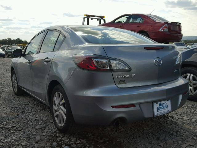 JM1BL1V83C1644739 - 2012 MAZDA 3 I GRAY photo 3