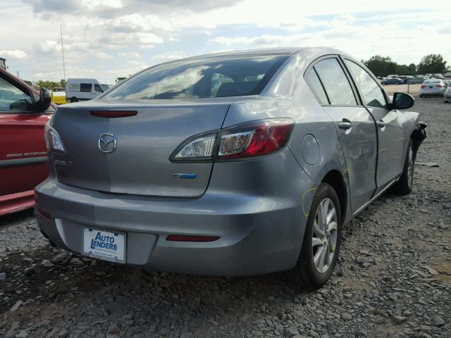 JM1BL1V83C1644739 - 2012 MAZDA 3 I GRAY photo 4