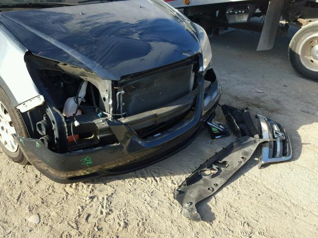 5FNRL38215B064000 - 2005 HONDA ODYSSEY GRAY photo 9