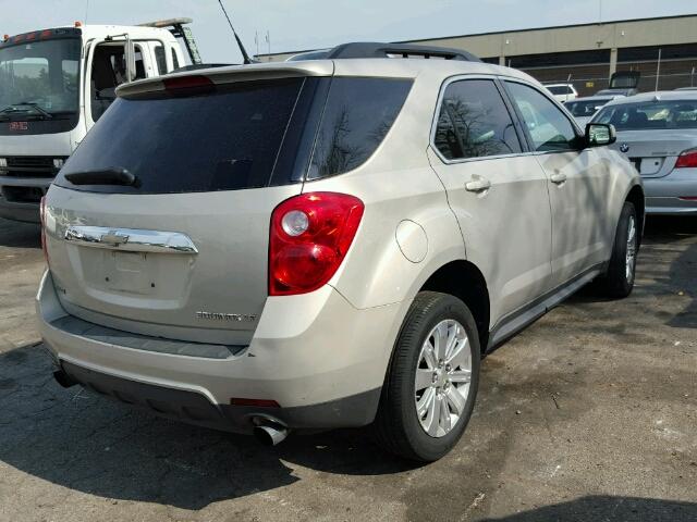 2CNFLDE56B6347514 - 2011 CHEVROLET EQUINOX LT TAN photo 4