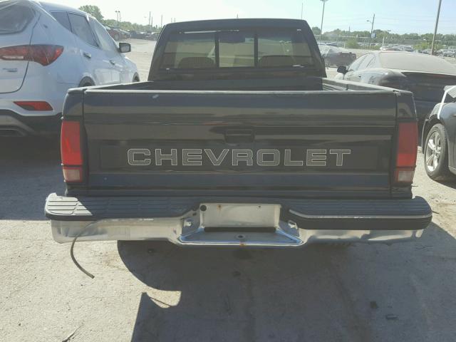 1GCCS14Z9P8181469 - 1993 CHEVROLET S TRUCK BLACK photo 6