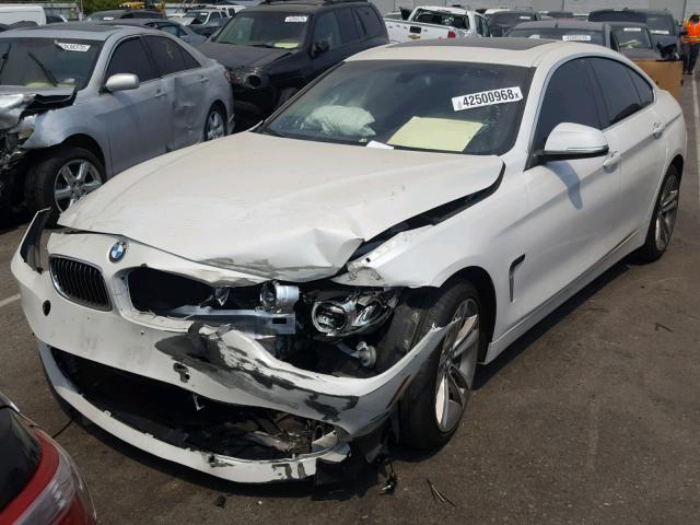 WBA4F7C38HG788718 - 2017 BMW 430I GRAN WHITE photo 2