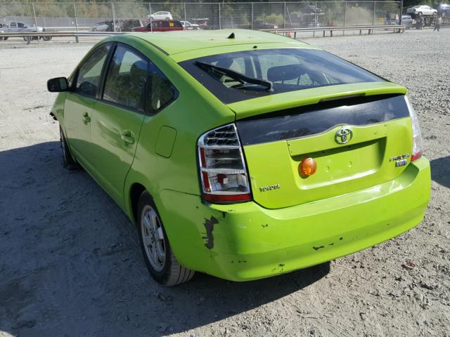 JTDKB20U483337041 - 2008 TOYOTA PRIUS GREEN photo 3