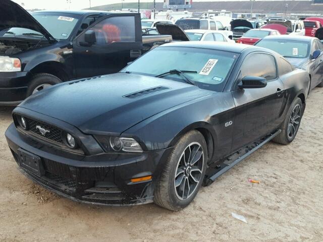 1ZVBP8CF8E5284195 - 2014 FORD MUSTANG GT BLACK photo 2