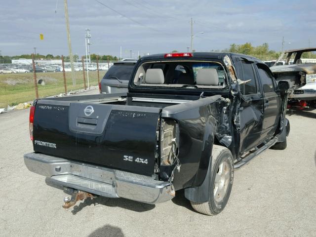 1N6AD07W27C463475 - 2007 NISSAN FRONTIER BLACK photo 4