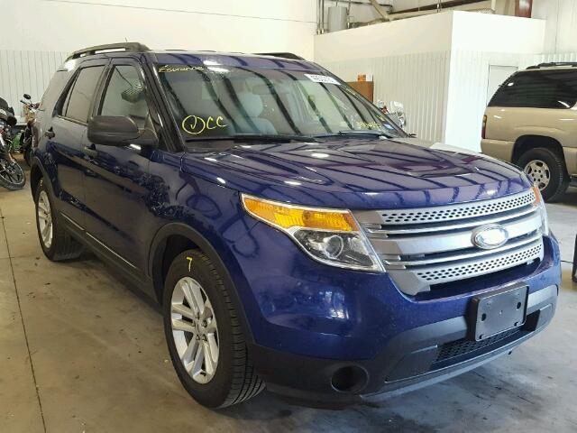 1FM5K7B83FGA86055 - 2015 FORD EXPLORER BLUE photo 1