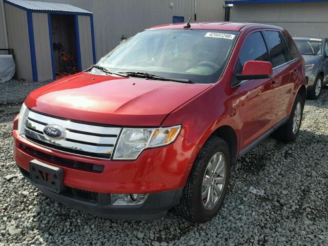 2FMDK3KC1ABA55556 - 2010 FORD EDGE LIMIT RED photo 2