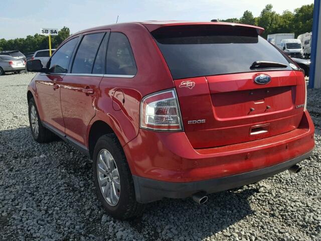 2FMDK3KC1ABA55556 - 2010 FORD EDGE LIMIT RED photo 3
