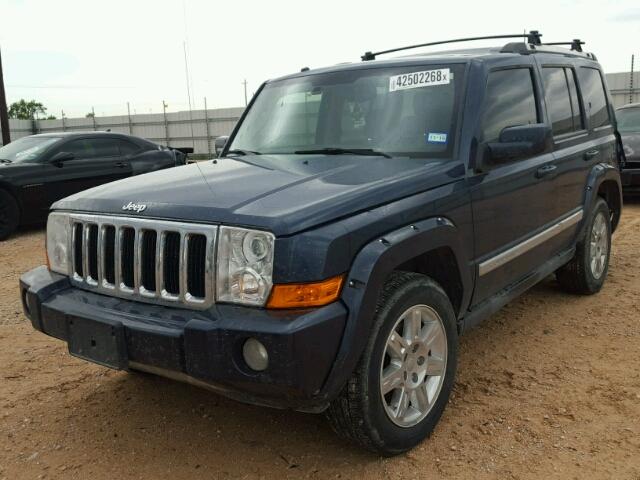 1J4RG5GTXAC113366 - 2010 JEEP COMMANDER BLUE photo 2