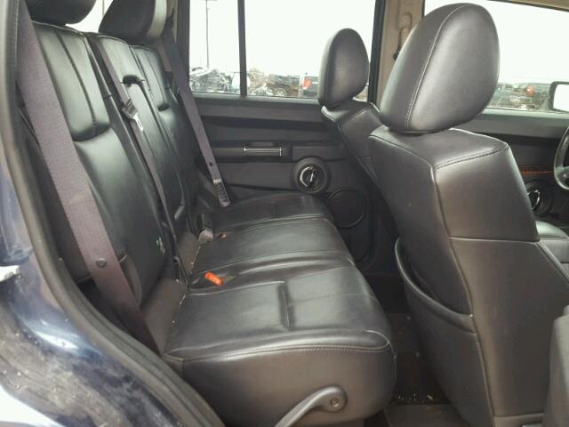 1J4RG5GTXAC113366 - 2010 JEEP COMMANDER BLUE photo 6