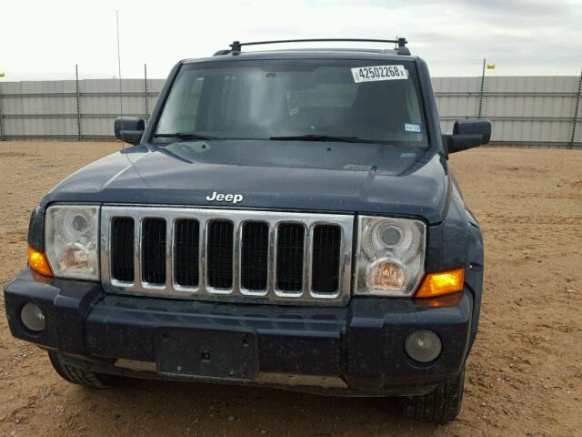 1J4RG5GTXAC113366 - 2010 JEEP COMMANDER BLUE photo 9