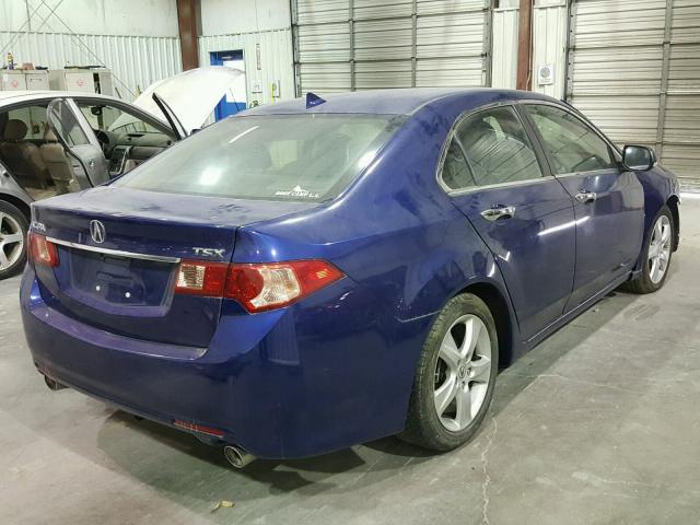 JH4CU2F6XCC012215 - 2012 ACURA TSX TECH BLUE photo 4