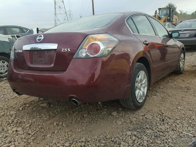 1N4AL2AP6AN476623 - 2010 NISSAN ALTIMA BAS BURGUNDY photo 4