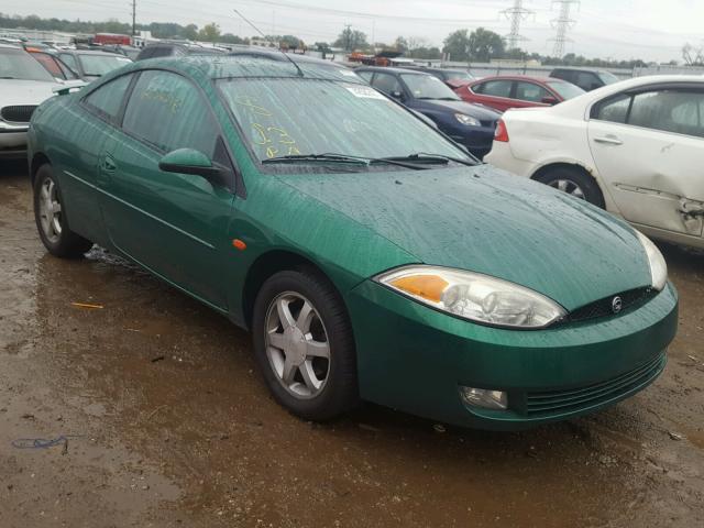 1ZWFT61L425616571 - 2002 MERCURY COUGAR GREEN photo 1