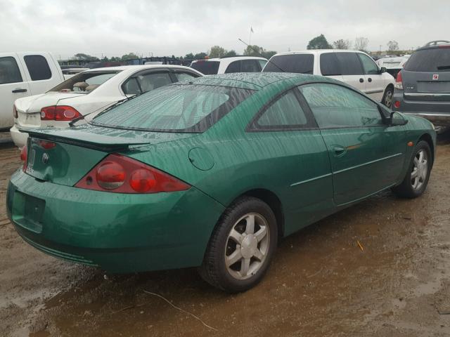 1ZWFT61L425616571 - 2002 MERCURY COUGAR GREEN photo 4