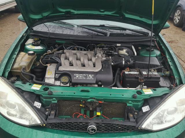 1ZWFT61L425616571 - 2002 MERCURY COUGAR GREEN photo 7