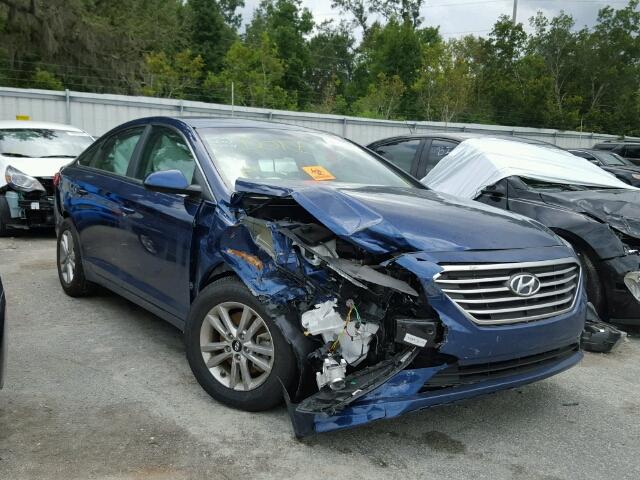 5NPE24AF4GH305220 - 2016 HYUNDAI SONATA SE BLUE photo 1