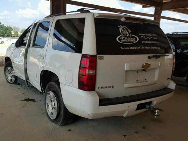 1GNSKBE07BR215033 - 2011 CHEVROLET TAHOE K150 WHITE photo 3