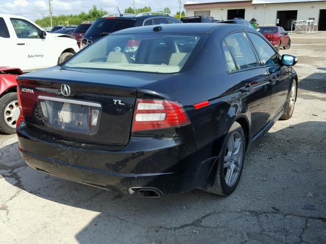 19UUA66278A022482 - 2008 ACURA TL BLACK photo 4