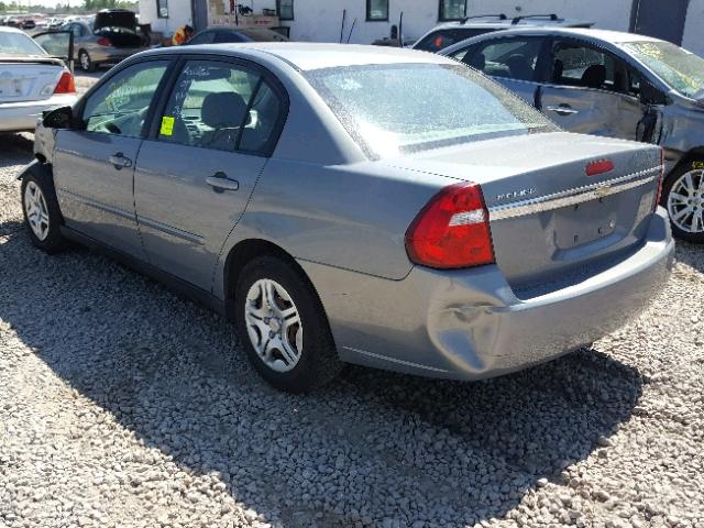 1G1ZS58F78F121195 - 2008 CHEVROLET MALIBU LS ვერცხლისფერი ფოტო 3