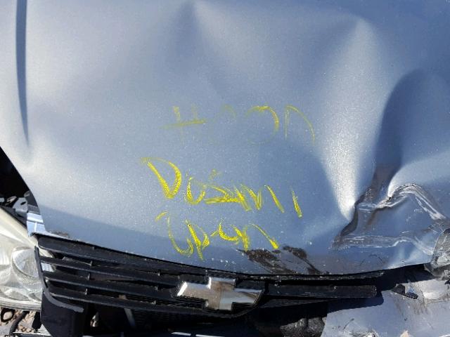 1G1ZS58F78F121195 - 2008 CHEVROLET MALIBU LS ვერცხლისფერი ფოტო 7