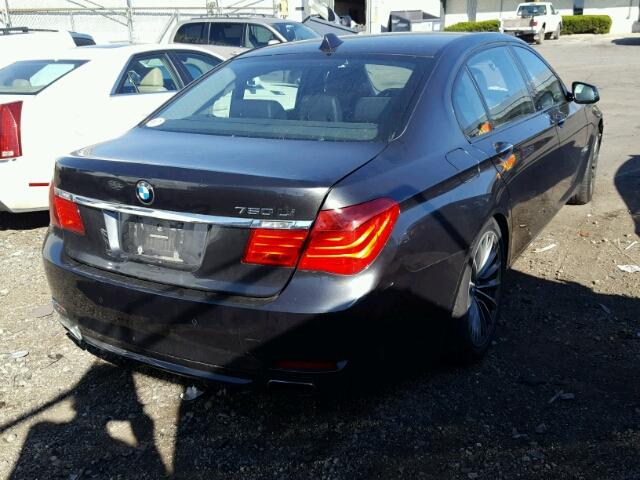 WBAKB83569CY59904 - 2009 BMW 750 GRAY photo 4