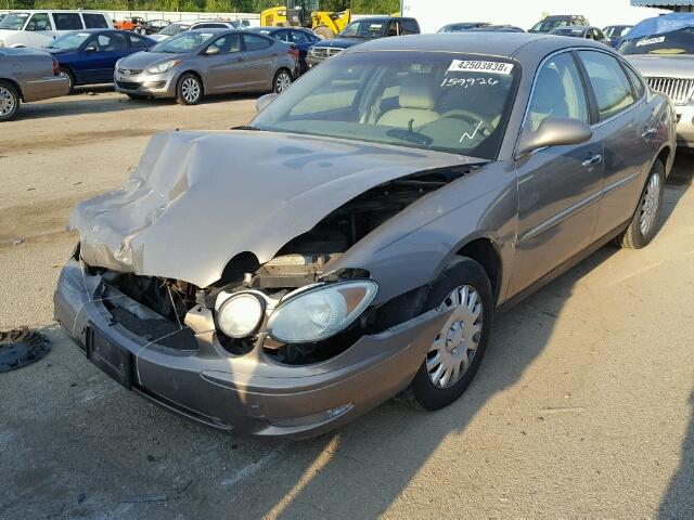 2G4WC552261118097 - 2006 BUICK LACROSSE C BEIGE photo 2