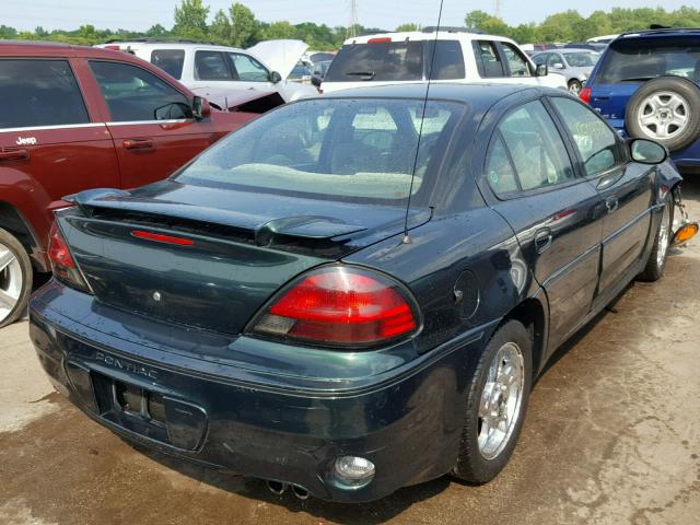 1G2NW52E53C159677 - 2003 PONTIAC GRAND AM G GREEN photo 4