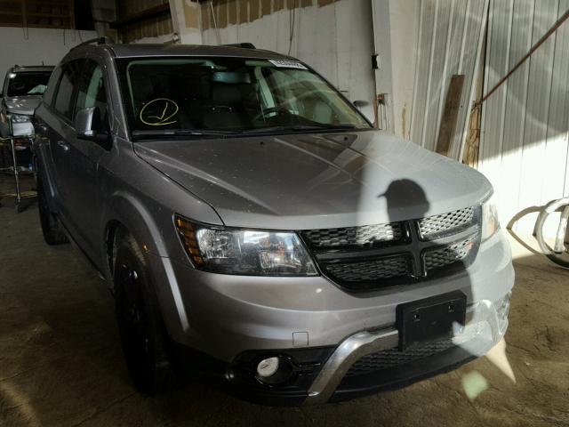 3C4PDDGG4JT359482 - 2018 DODGE JOURNEY CR SILVER photo 1