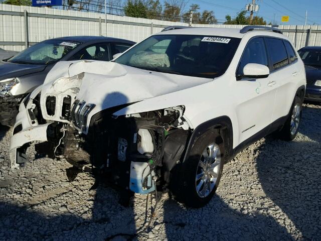 1C4PJLDB1GW200370 - 2016 JEEP CHEROKEE WHITE photo 2