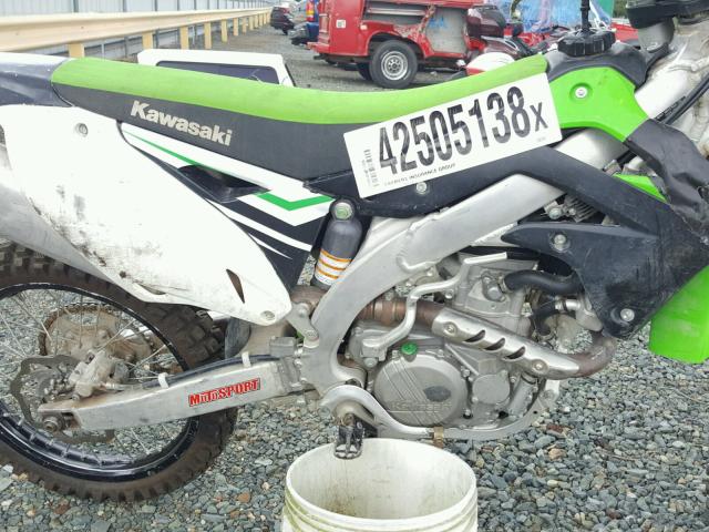 JKAKXGFC6FA030390 - 2015 KAWASAKI KX450 F GREEN photo 7