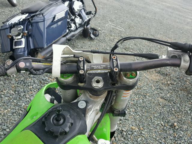 JKAKXGFC6FA030390 - 2015 KAWASAKI KX450 F GREEN photo 8