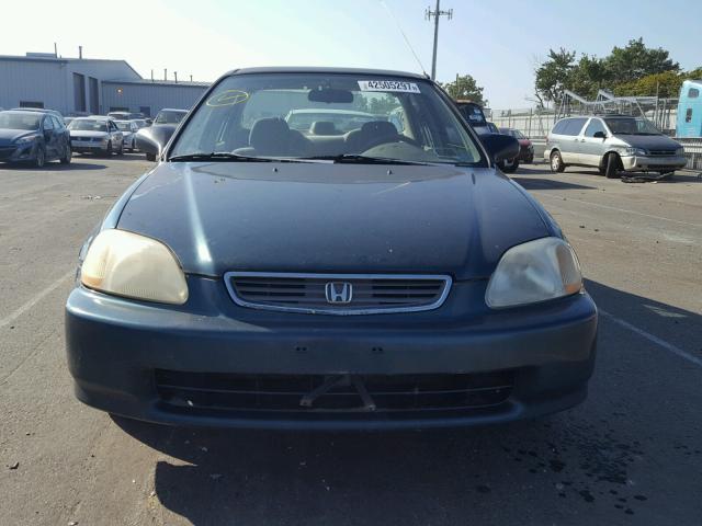 2HGEJ6673VH574252 - 1997 HONDA CIVIC GREEN photo 9