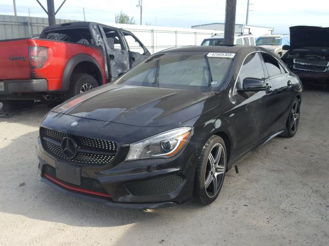 WDDSJ4EB5FN187941 - 2015 MERCEDES-BENZ CLA 250 BLACK photo 2