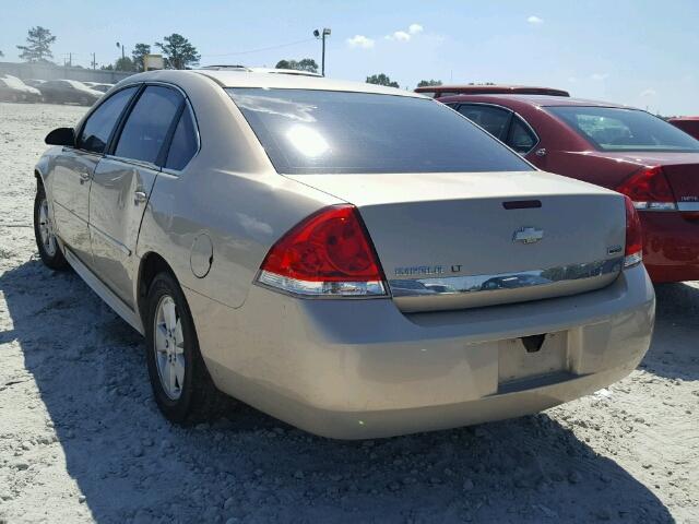 2G1WB5EK5A1128700 - 2010 CHEVROLET IMPALA GOLD photo 3
