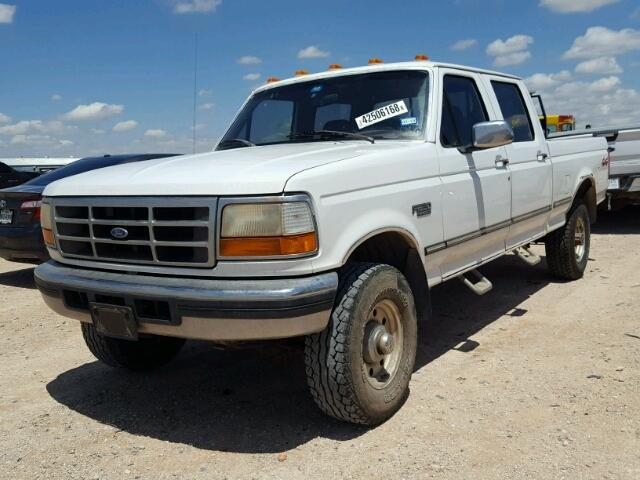 1FTHW26G0VED19085 - 1997 FORD F250 WHITE photo 2