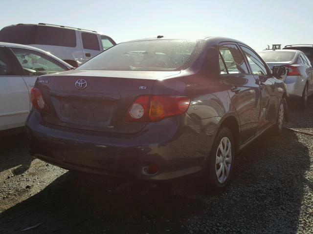 1NXBU4EE6AZ217020 - 2010 TOYOTA COROLLA BA GRAY photo 4