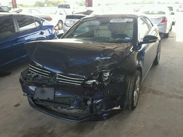 WVWFW7AH4CV014898 - 2012 VOLKSWAGEN EOS LUX 蓝色 照片 2