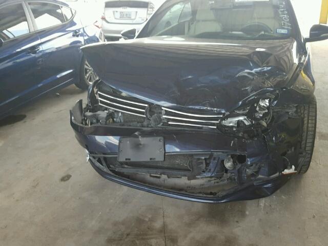 WVWFW7AH4CV014898 - 2012 VOLKSWAGEN EOS LUX 蓝色 照片 9