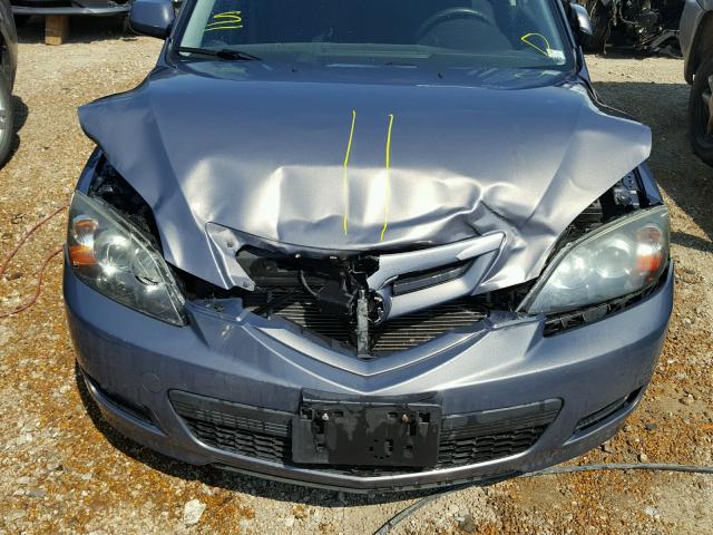 JM1BK343571666882 - 2007 MAZDA 3 HATCHBAC BLUE photo 9